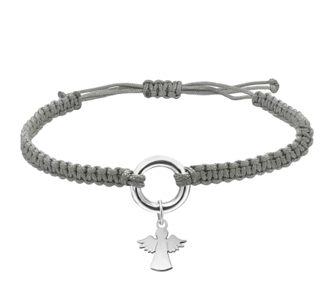 ZILIA Macrame Double Srebro 925 Zapestnica