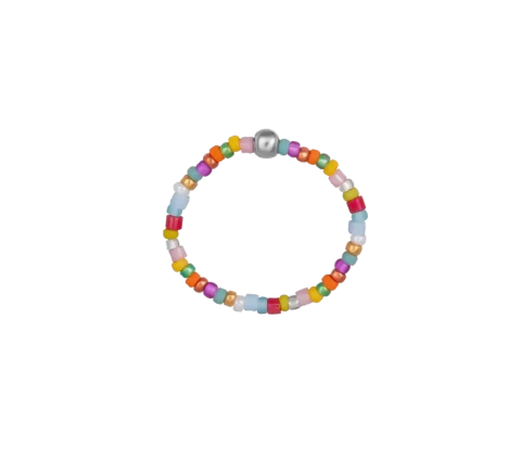 ZILIA Symbol Design Big Biser Srebro 925 Prstan