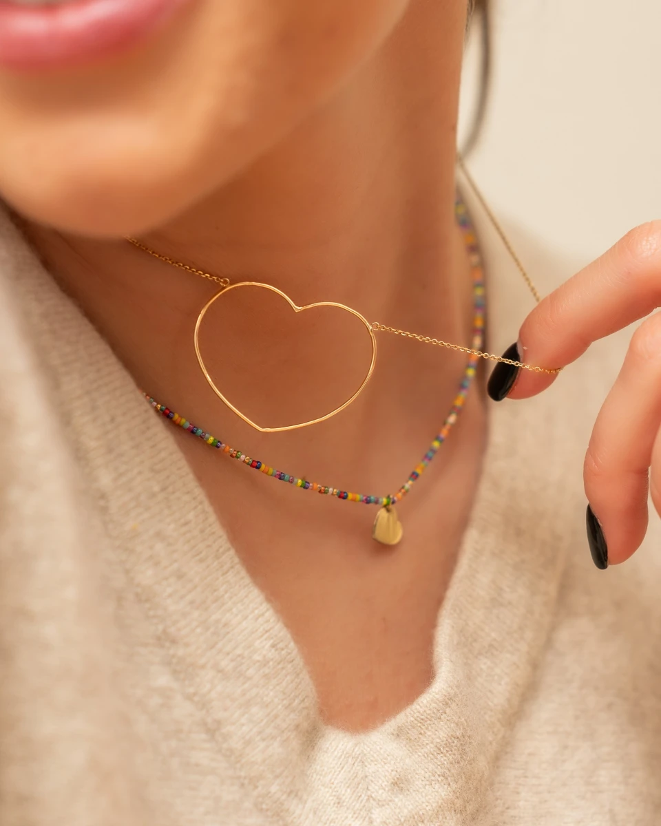 ZILIA Bigheart Zlato 14K Ogrlica