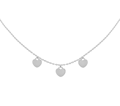 ZILIA Hearts Srebro 925 Ogrlica