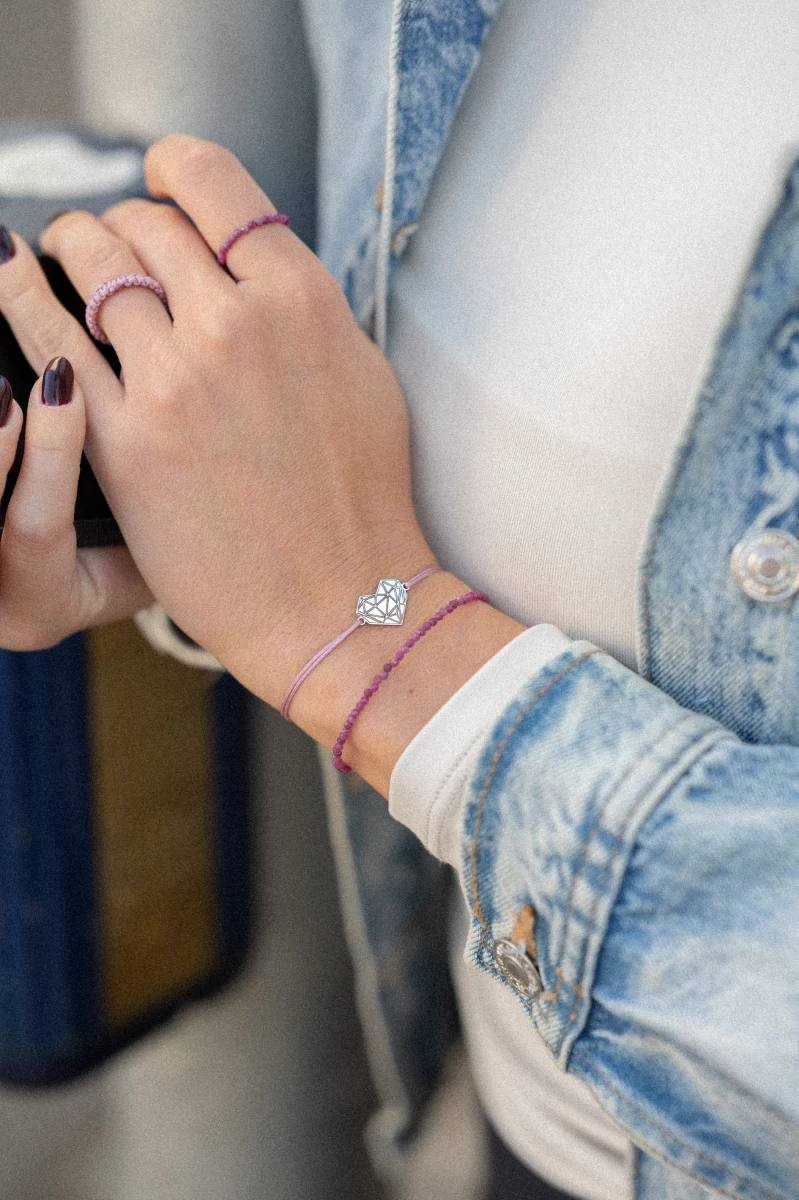 ZILIA Rayfield Ruby Srebro 925 Zapestnica