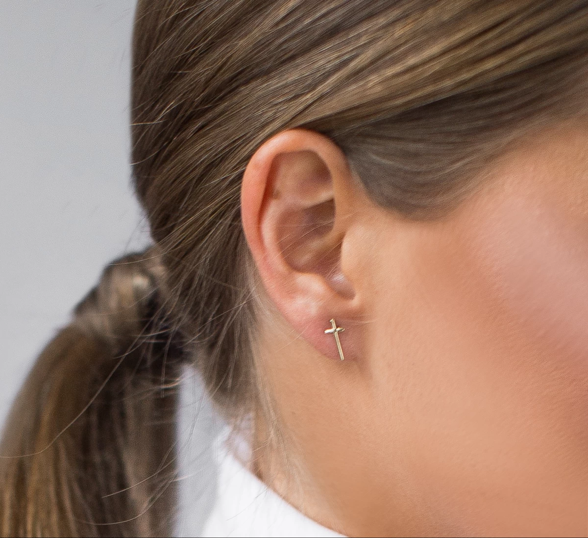 ZILIA Cross Zlato 14K Uhani