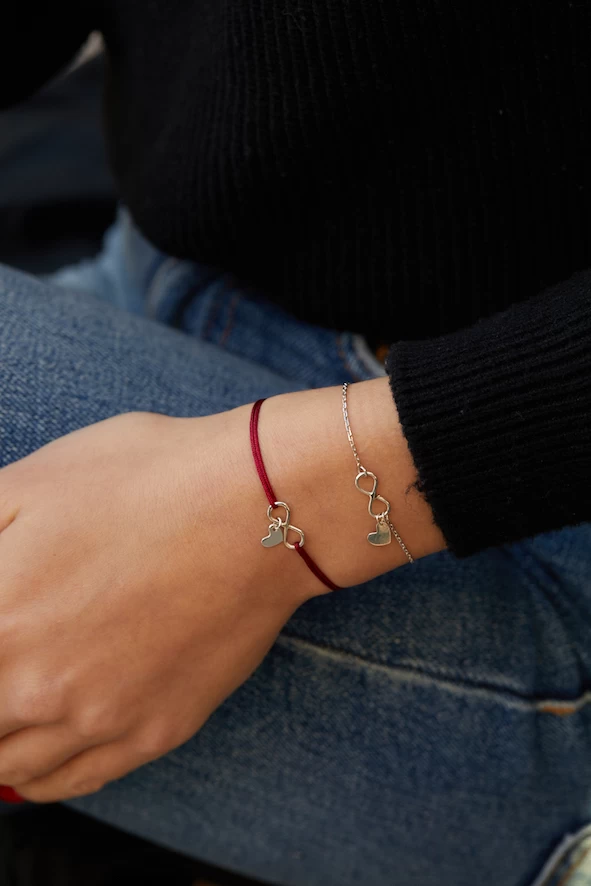 ZILIA Infinity Heart Srebro 925 Zapestnica