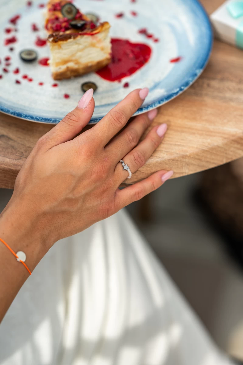 ZILIA Moonstone Star Mineral Prstan