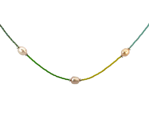 ZILIA Green Serenity Srebro 925 Ogrlica