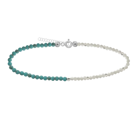 ZILIA Turquoise Mist Srebro 925 Zapestnica