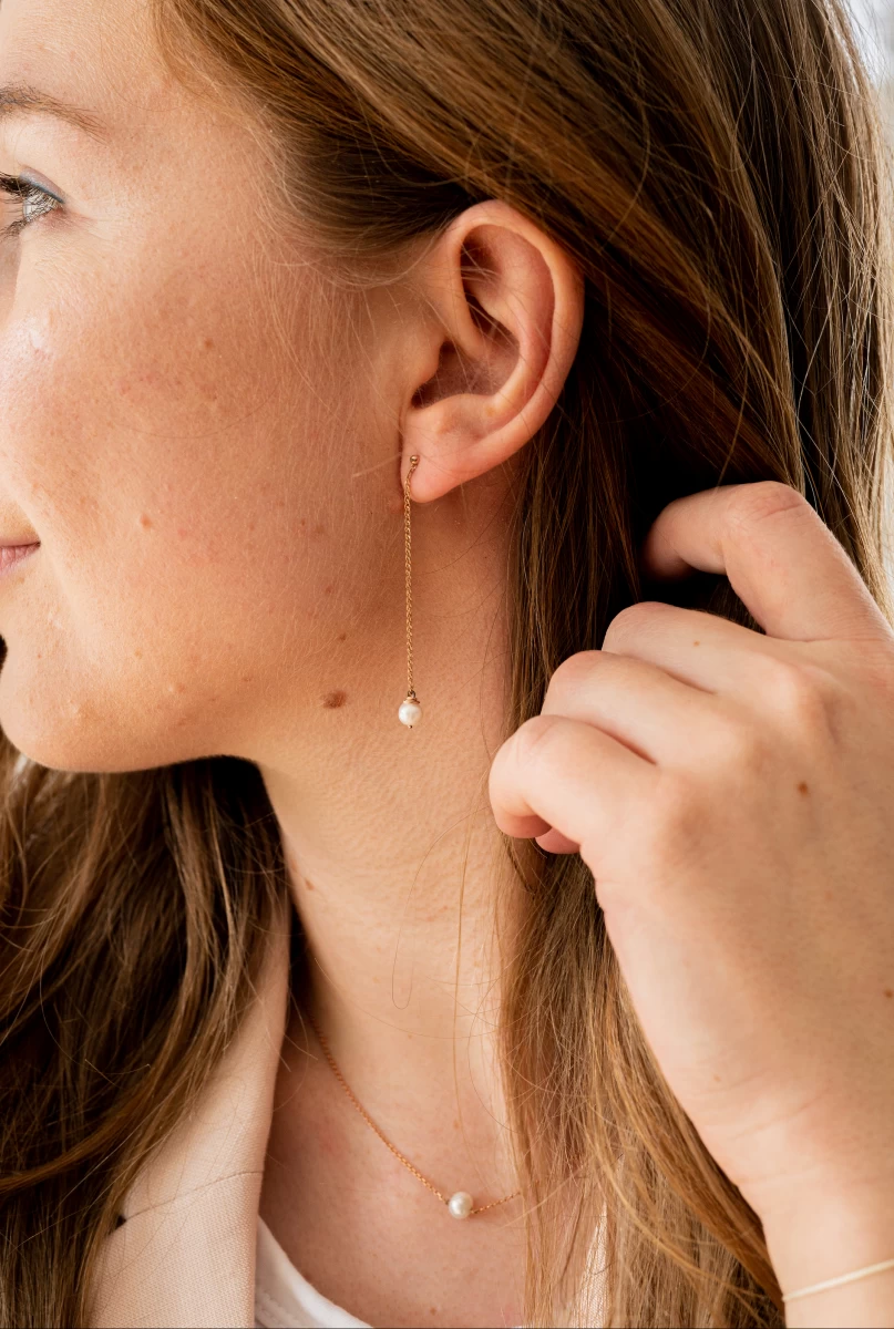 ZILIA Biser Srebro 925 Uhani