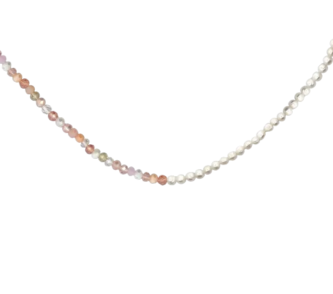 ZILIA Ashley Crystal Biser Srebro 935 Ogrlica