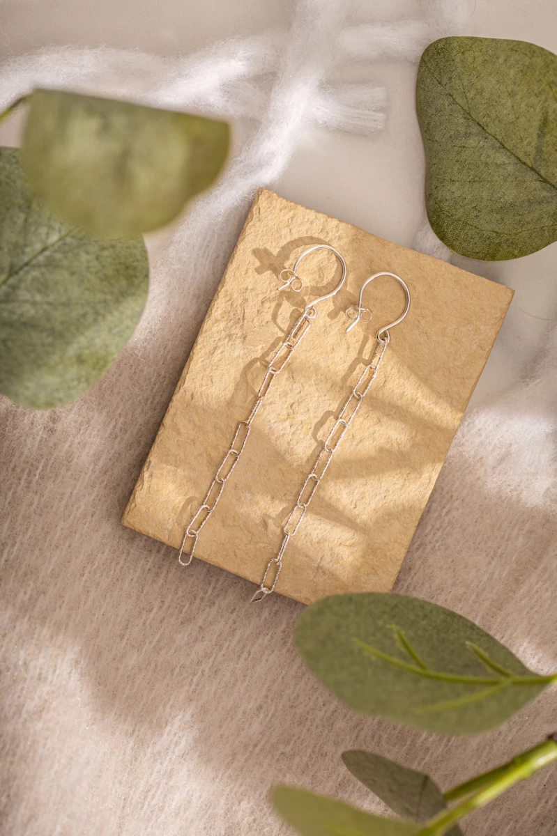 ZILIA Paperclip Srebro 925 Uhani