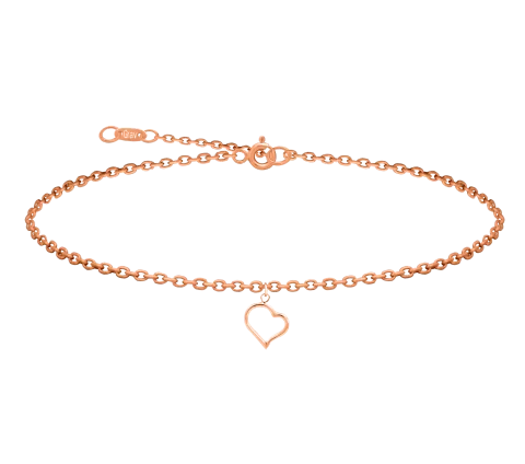 ZILIA Belle Contour Zlato 14K Nožna zapestnica