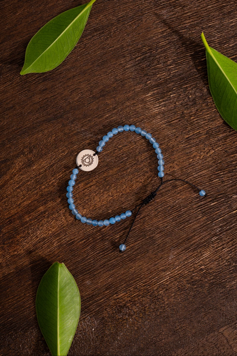 ZILIA Throat Chakra Zlato 14K Zapestnica