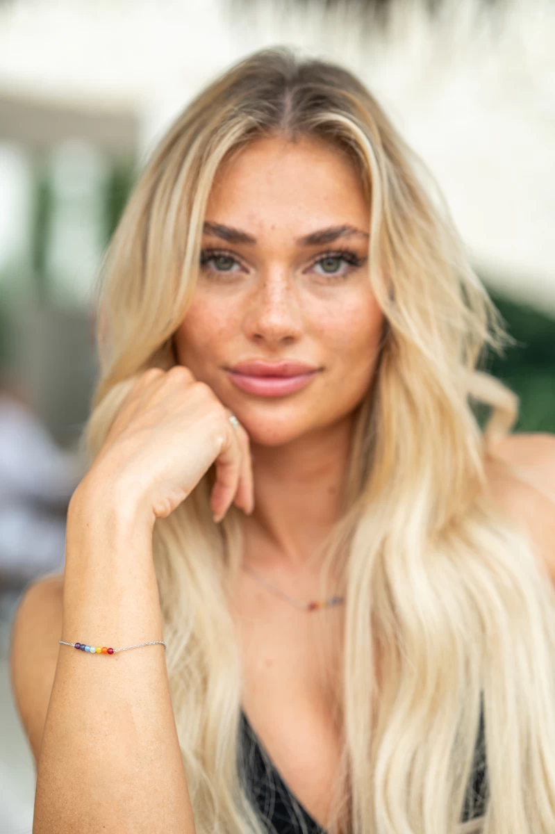 ZILIA 7-Chakra Rose Zlato 14K Zapestnica