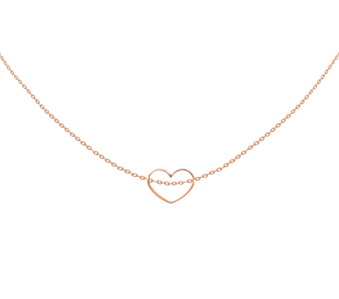 ZILIA Daisy Heart Zlato 14K Ogrlica