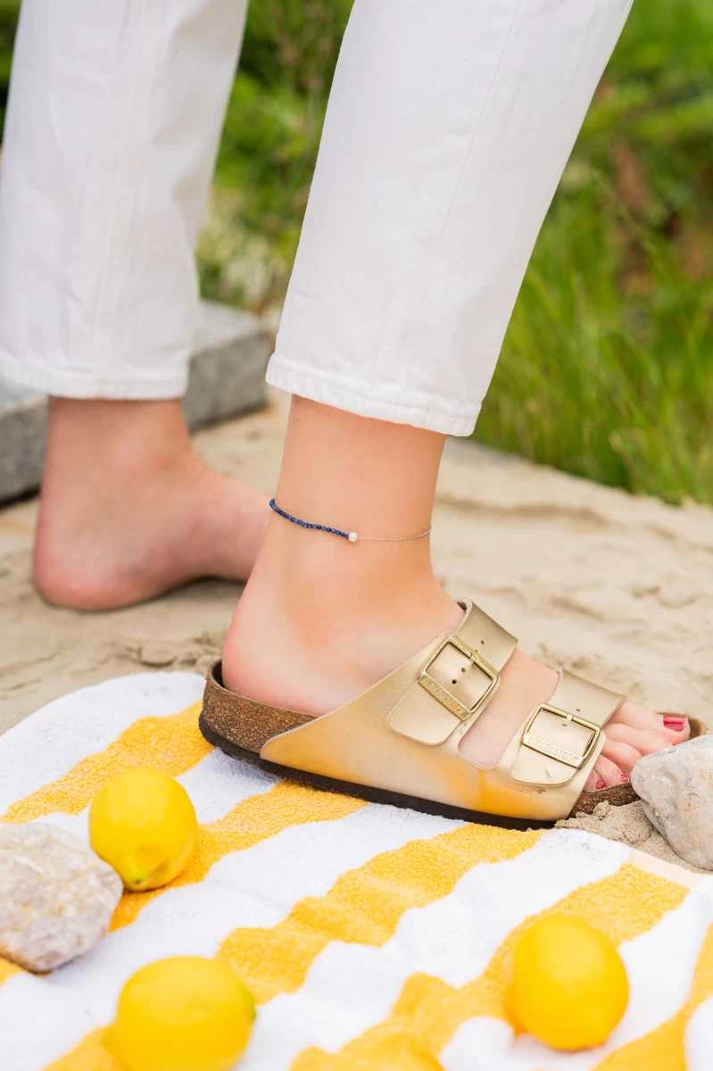 ZILIA Azure Lapis Srebro 925 Nožna zapestnica