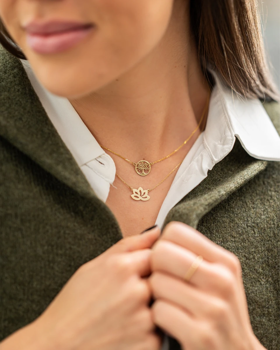 ZILIA Lotus Srebro 925 Ogrlica