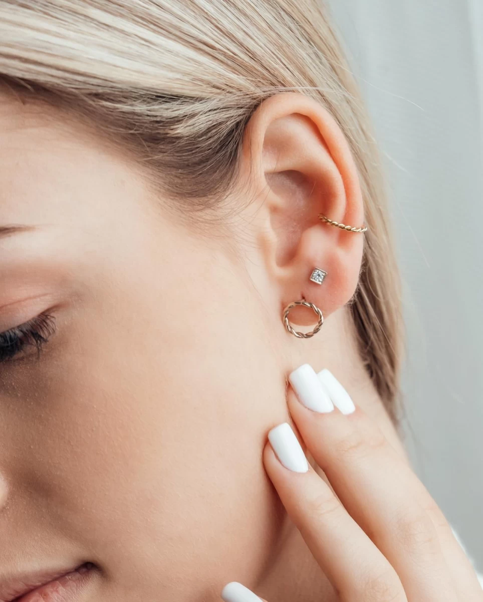 ZILIA Nolita Zlato 14K Ušesni manšet