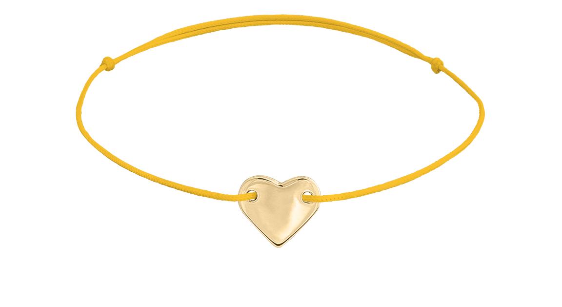 ZILIA Bracelet Heart Yellow gold 14K